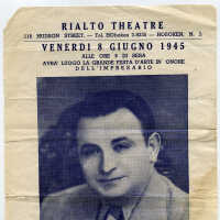          Flier/handbill: Italian stage show presented at The Rialto Theatre, 118 Hudson St., Hoboken, Fri., June 8, 1945. picture number 4
   