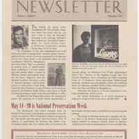 Hoboken Historical Museum Newsletter [Second Series], Volume 1, Number 2, May - June 1995.