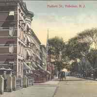 Postcard: Hudson Street, Hoboken, NJ
