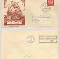 Commemorative envelope, Mayflower Ship