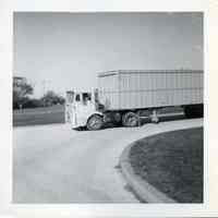          U.S. Testing, photo 1: tractor trailer dynamic load test
   