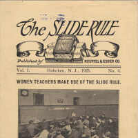          Periodical: The Slide Rule. Vol. 1, No. 2 & No. 4, 1925. Published by Keuffel & Esser Co., Hoboken, N.J. picture number 8
   
