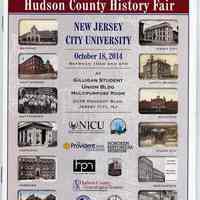 Program: Hudson County History Fair. NJCU, Jersey City, N.J., Oct. 18, 2014.