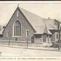 Postcard: Grove Reformed Church, Weehawken, NJ