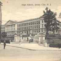 Postcard: Dickinson High School, Jersey City, NJ