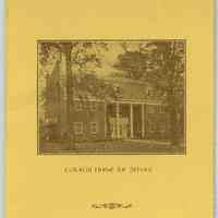 Contract Bridge scoring pad booklet issue by A.J. Volk Co., Funeral Service, 633 Washington St., Hoboken; 789 Teaneck Road, Teaneck, N.J. N.d., ca. 1935-1940.