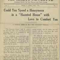 The Rialto Newsette. Vol.1, no. 2, Week of April 27,1925. [The Rialto Theatre, 118 Hudson St., Hoboken].