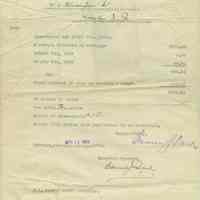 Receipt for James Miller from the Avery Farm Land Company for taxes and rent paid. April 6, 1904.