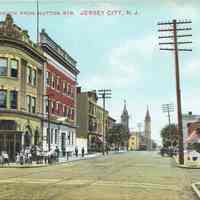 Postcard: Central Ave., Jersey City, NJ