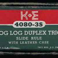          slipcase box end with printed label
   