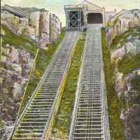 Postcard: Wagon Elevator, Weehawken, NJ,