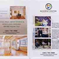 Brochure: Monroe Center Directory. 720 Monroe St., Hoboken. Issued Spring 2012.