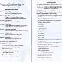          pp 2-3 Program of Events; Acknowledgements
   