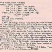 Silent film: Liquor Dealers Parade, Hoboken. Edison, 190?.