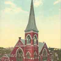 Postcard: North Baptist Church, Jersey City, NJ