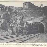 Postcard: Railroad, Hoboken, NJ