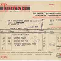          Tootsie invoice Feb. 8, 1939
   