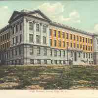 Postcard: Dickinson High School, Jersey City, NJ