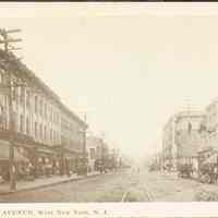 Postcard: Bergenline Avenue, West New York, NJ