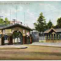 Postcard: Entrance to Schuetzen Park, Union Hill, N.J. Postmarked, ca. 1907-1914.
