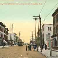 Postcard: Central Ave., Jersey City, NJ