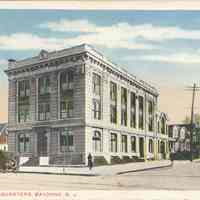 Postcard: Police Headquarters, Bayonne, NJ