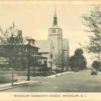 Postcard: Woodcliff Community Church, Woodcliff, NJ