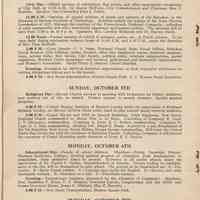          pg [4] Program, Saturday Oct 4 to Tues Oct 7th
   