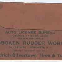 Printed card folder for holding driver