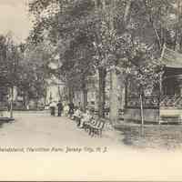 Postcard: Hamilton Park, Jersey City, NJ