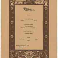          pg [5] menu; location Odd Fellows Hall, Hoboken at bottom
   