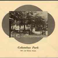          Pg 32 Columbus Park, 10th and Clinton Streets
   