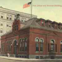 Postcard: Post Office, Hoboken, NJ