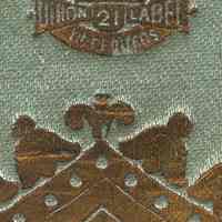          detail union label imprint
   