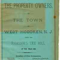          Digital image of a West Hoboken tax map, circa 1890-1900 showing Hoboken. picture number 4
   