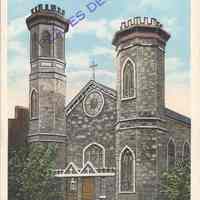 Postcard: Our Lady of Czestochowa Polish RC Church, Jersey City, NJ