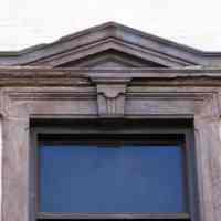          32: detail 1st floor window (right one in image 30) stonework, north facade
   