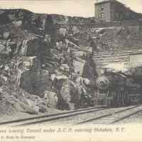 Postcard: Railroad, Hoboken, NJ