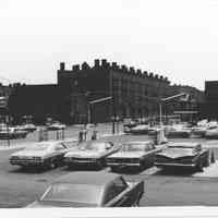 B+W photo east on Fourteenth St. to Park Ave. & beyond, Hoboken, n.d., ca. 1965-1969.