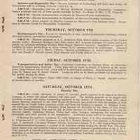          pg [5] Program, Wed., Oct 8th to Sat. Oct. 12th
   