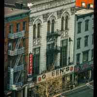          Color slide of aerial view of The Lining Store building façade at 412 Washington between 4th & 5th looking NW picture number 1
   