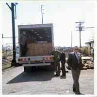          U.S. Testing, photo 7 (color): tractor trailer dynamic load test
   