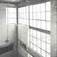 Digital image of B+W photo of former Maxwell House Coffee plant interior, Can Factory, 4th Floor, Hoboken, 2003.