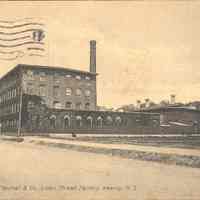 Postcard: Marshall & Co. Linen Thread Factory, Kearny, NJ