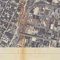 Digital image of B+W aerial photo details of North Hoboken from State of N.J., Dept. of Environmental Protection photomap 700-2172, [1972].