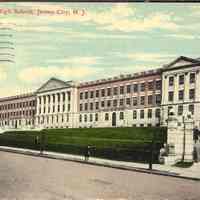 Postcard: Dickinson High School, Jersey City, NJ