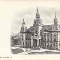 Postcard: City Hall, Jersey City, NJ