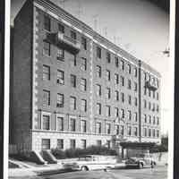 B&W photo of apartment building at 860 South 11th Street, Newark.