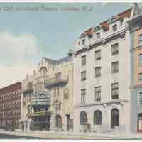 Postcard: 13257. Elks Club and Gayety Theatre, Hoboken, N.J. No date, circa 1906-1914.
