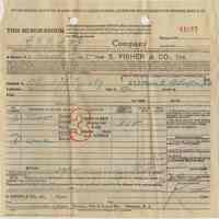          bill of lading (front only)
   